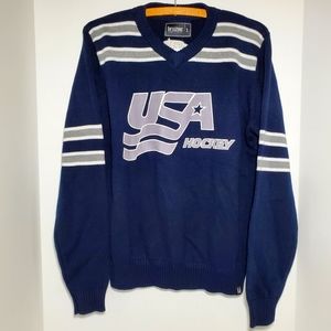 Bruzer USA Hockey Sweater Mens Sz Small